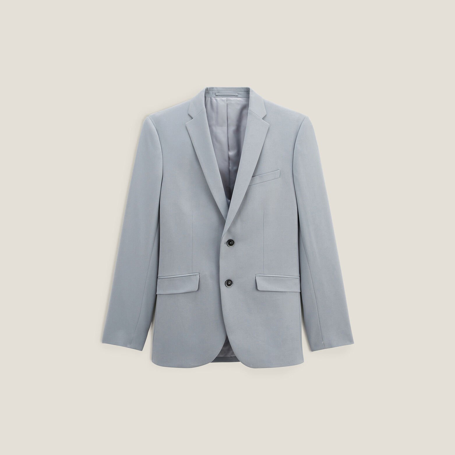 Slim kostuumvest in twill