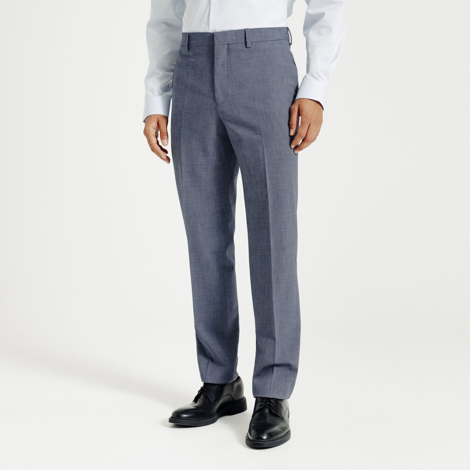 Pantalon de costume confort bi-ton