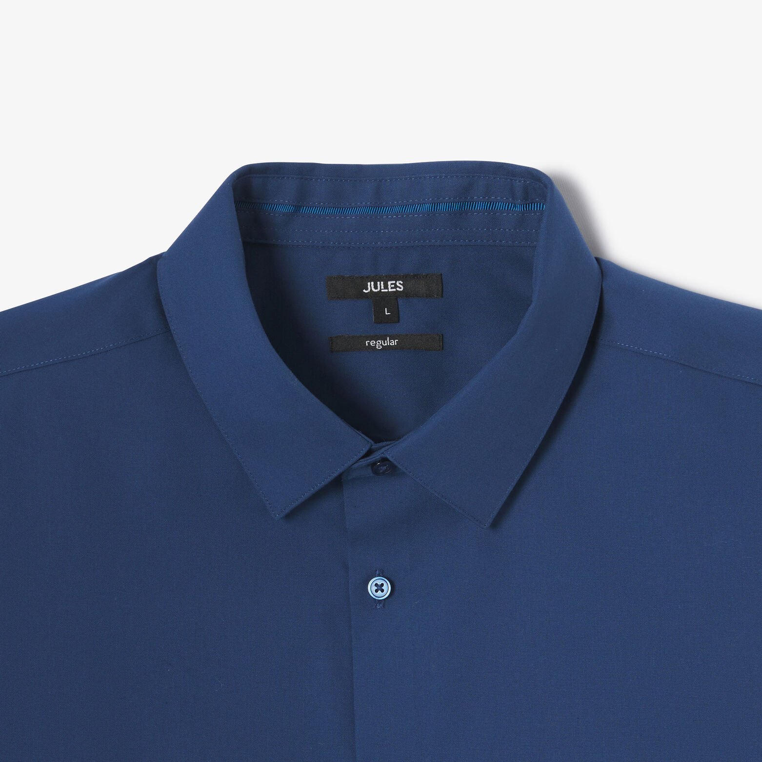 Chemise sans repassage en coton regular