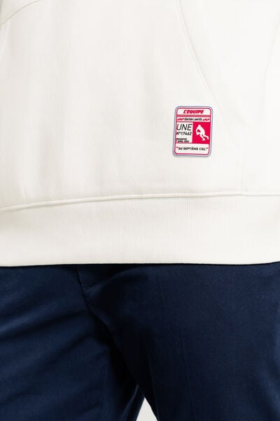 Sweat &agrave; capuche imprim&eacute; licence L'&Eacute;quipe