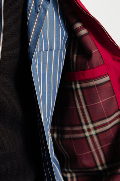 Blouson col chemise zipp&eacute;