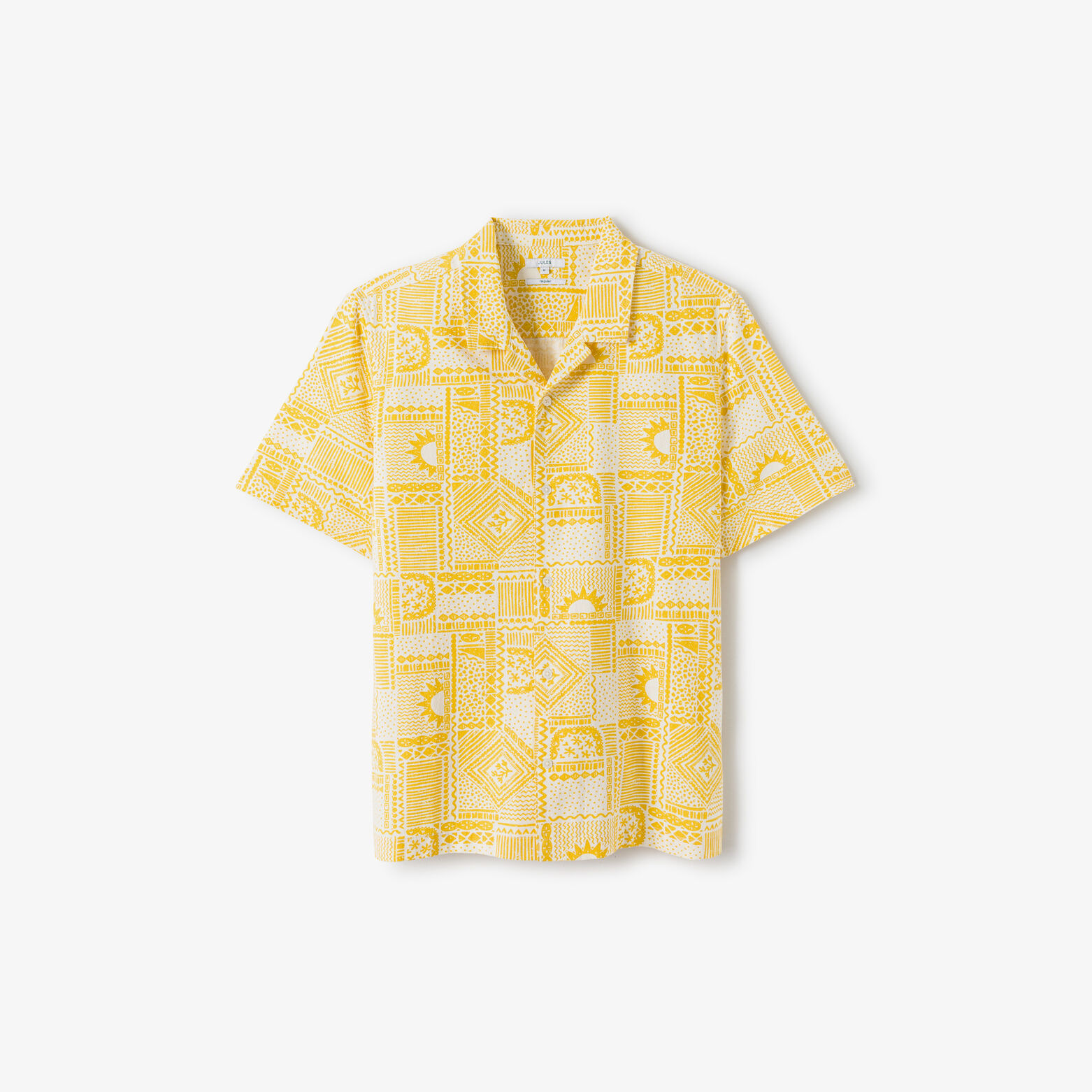 Chemisette en coton imprim&eacute;e