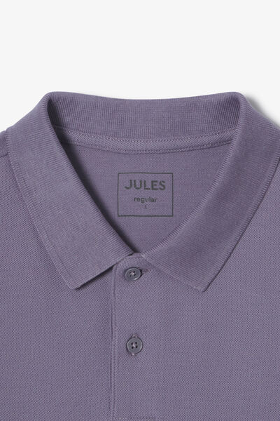 Polo manches courtes piqu&eacute; uni