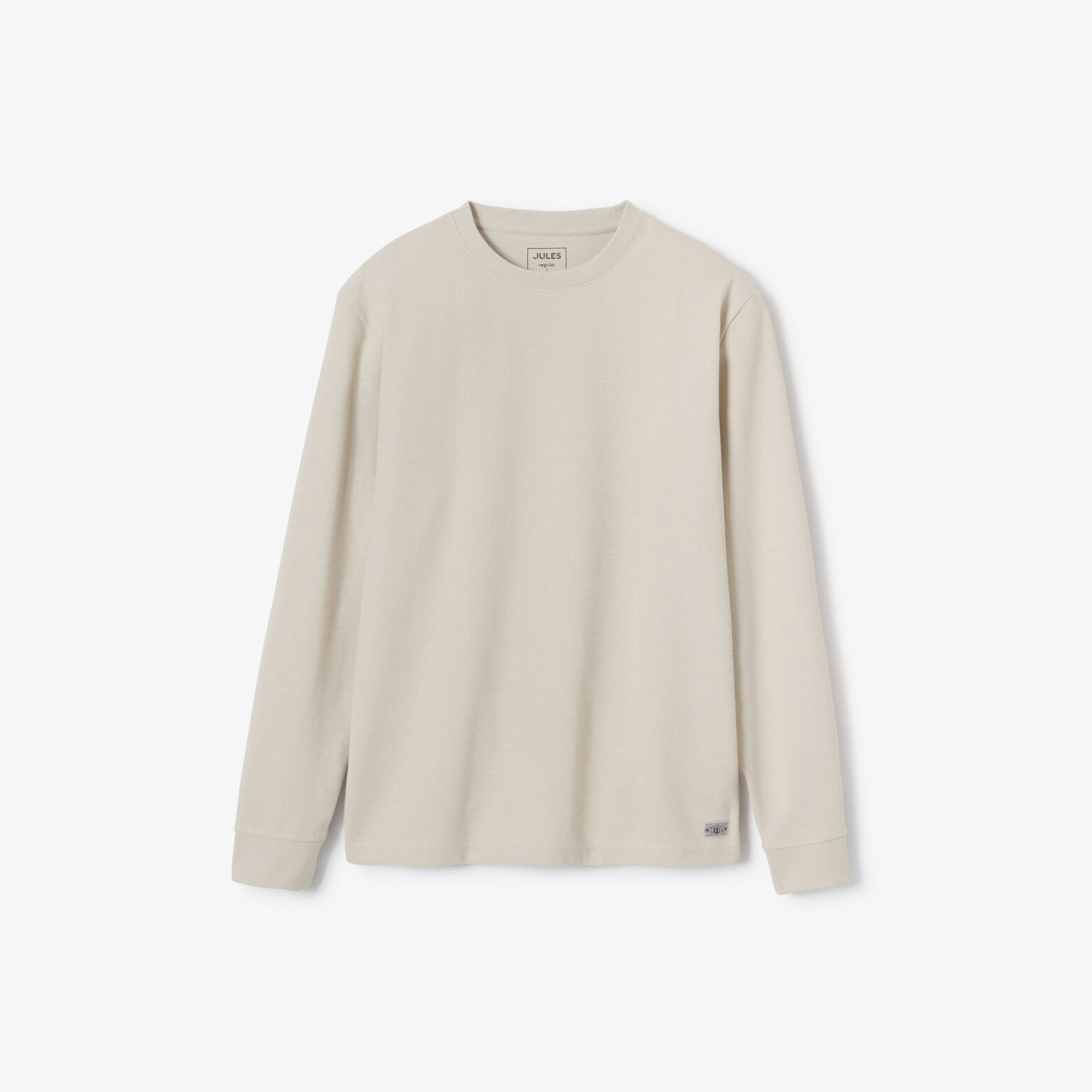 Tee shirt manches longues mati&egrave;re reli&eacute;f&eacute;e