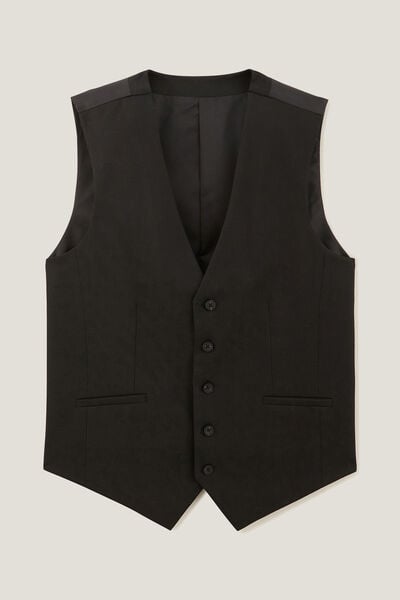Gilet de costume uni slim