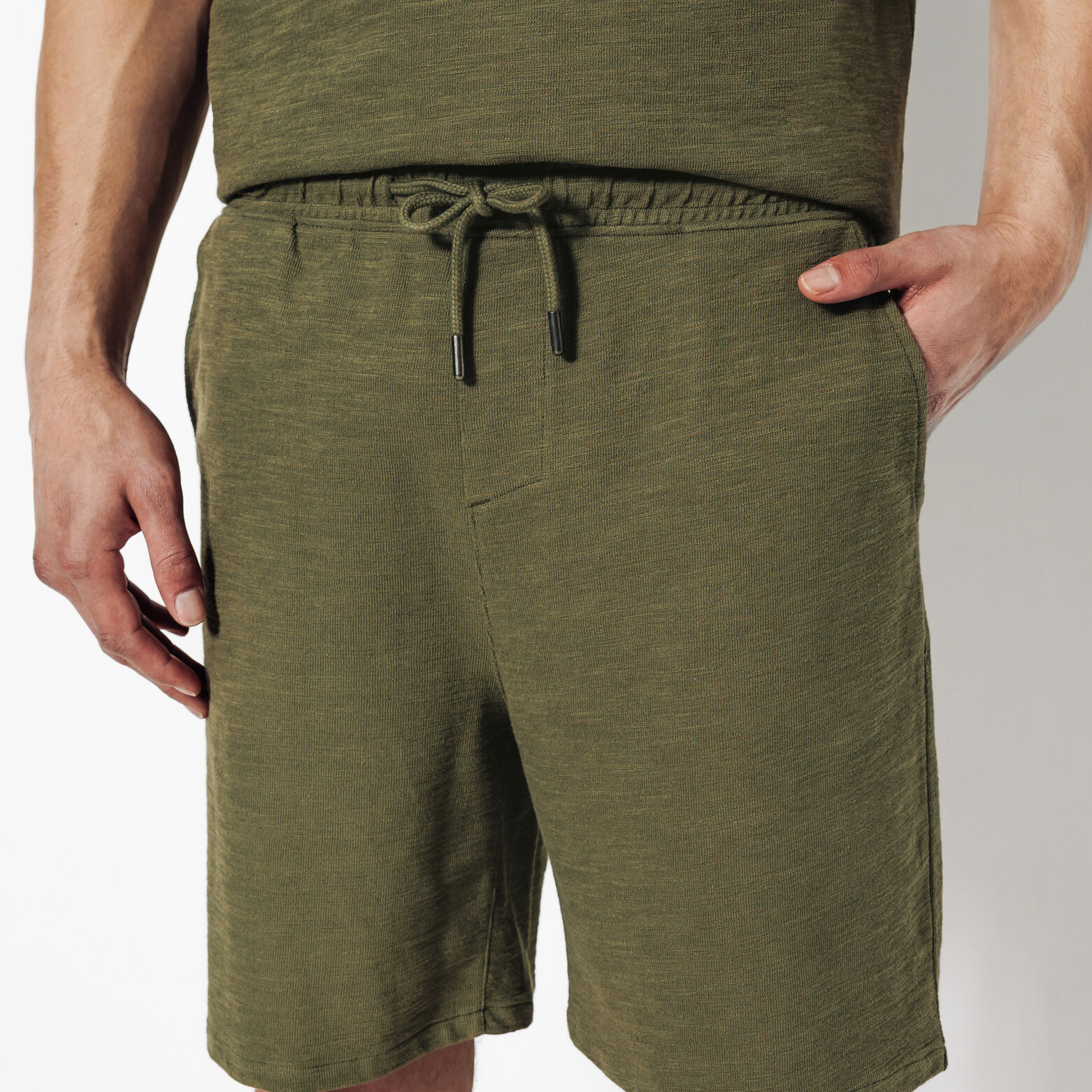 Bermuda taille &eacute;lastiqu&eacute;e