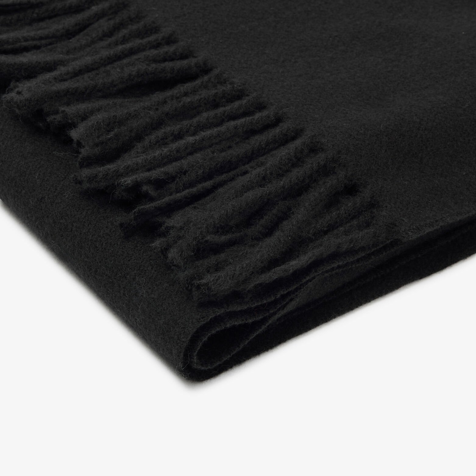 Effen sjaal met zacht aspect