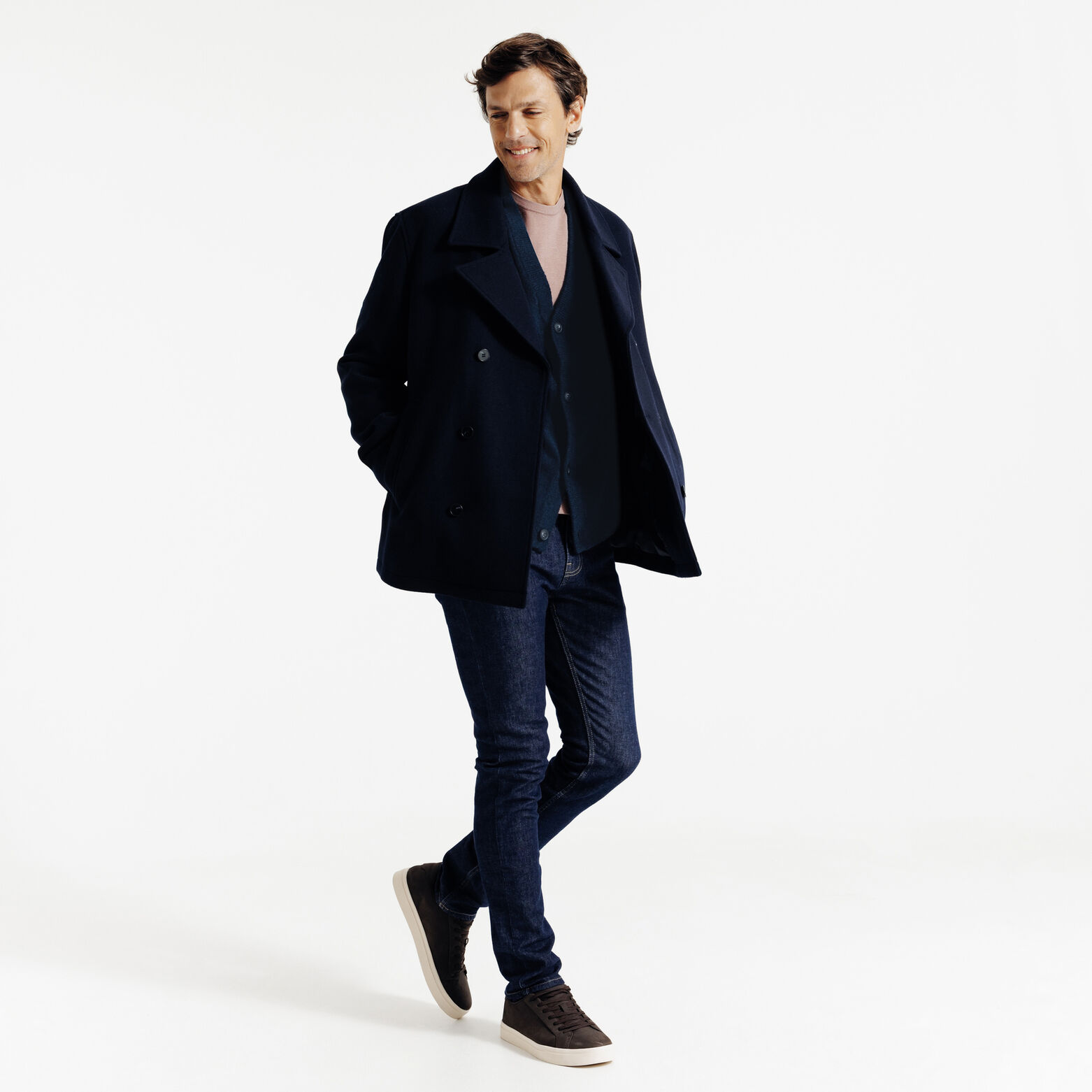 Gilet cardigan mousseux