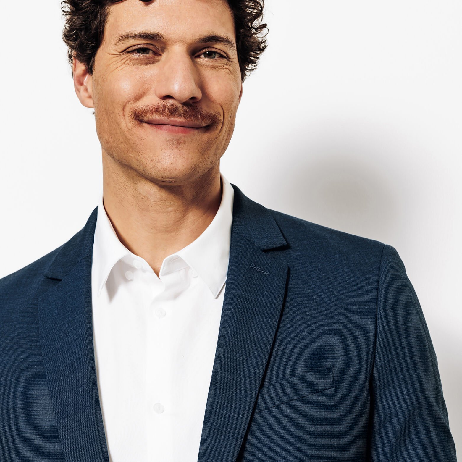 Veste de costume slim bi-ton