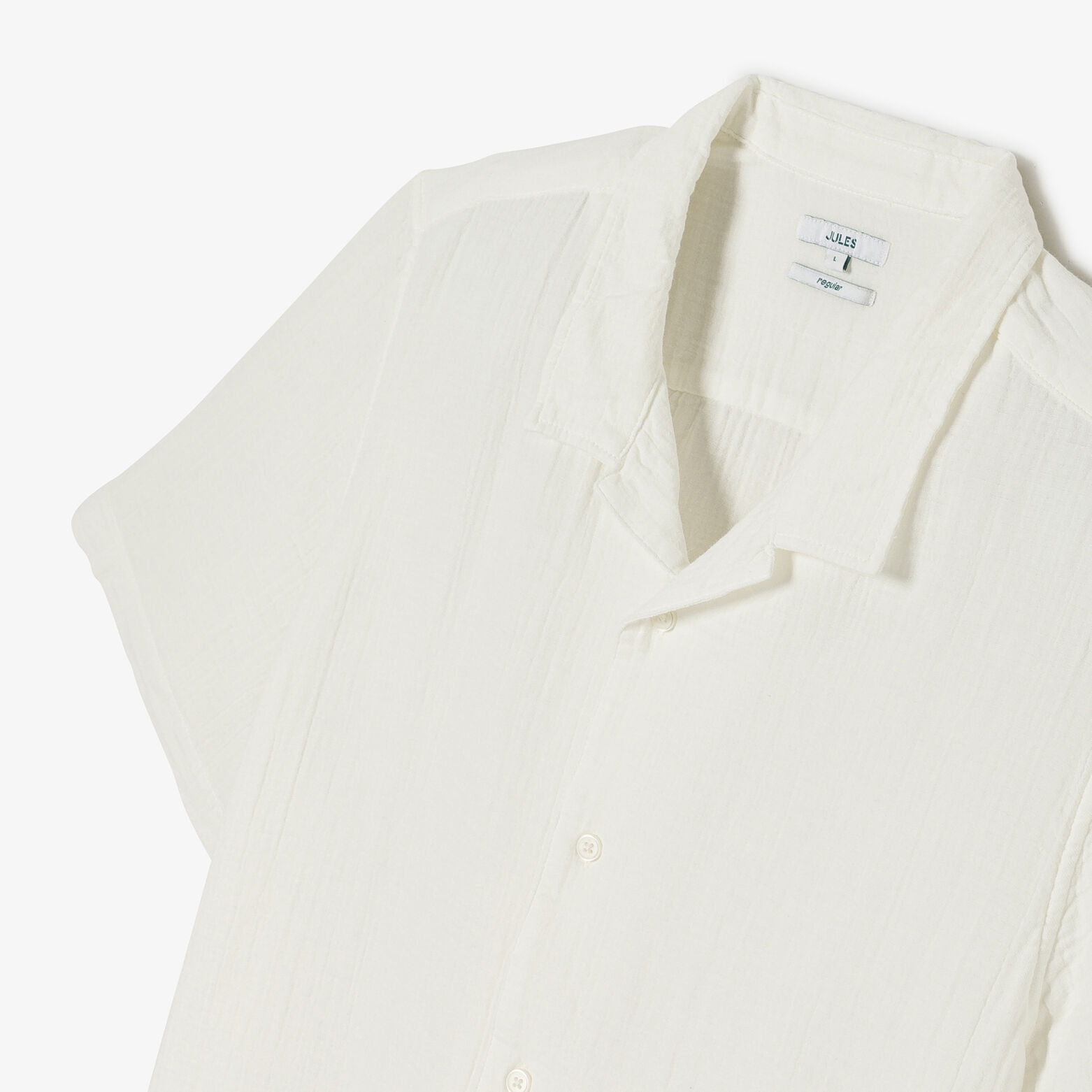 Regular effen hemdje in katoengaas