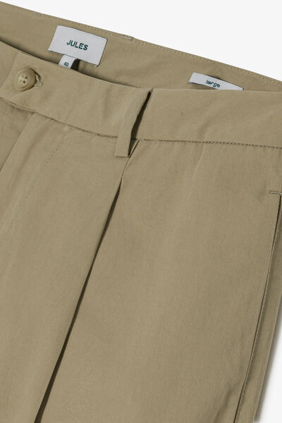 Pantalon chino large l&eacute;ger en  coton