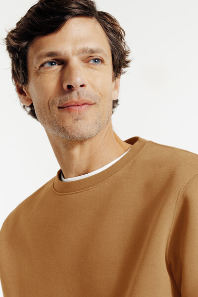 Sweat col rond uni
