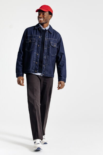 Pull col rond torsad&eacute;