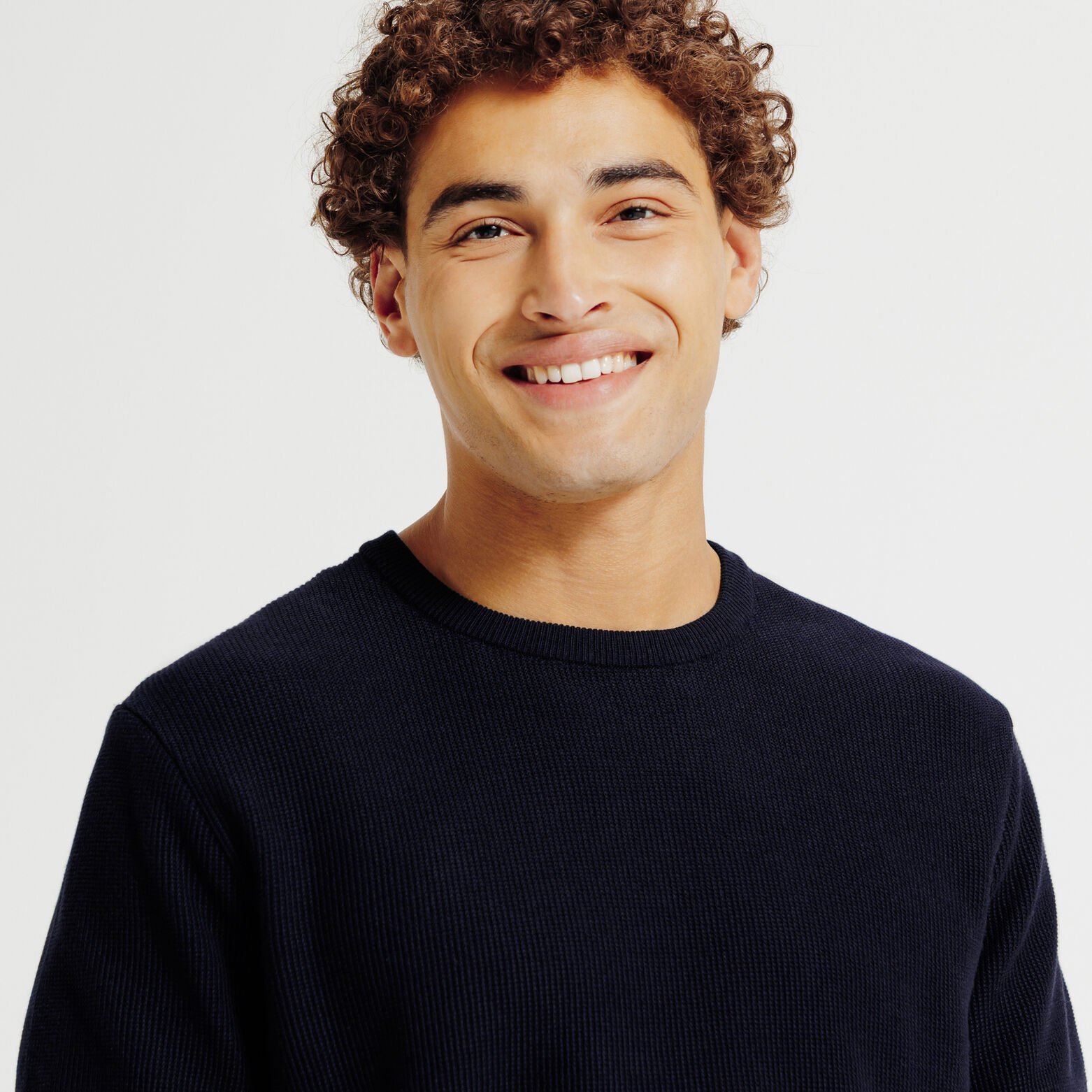 Tee shirt en maille jeux de points fantaisie