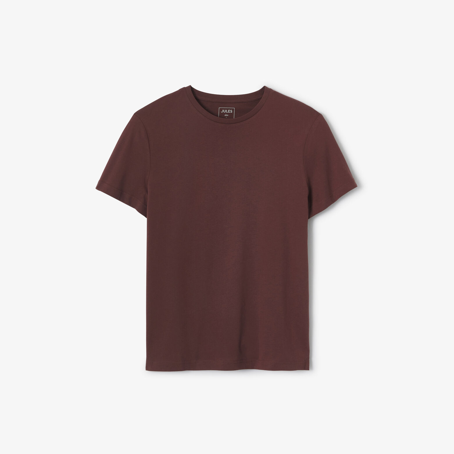 Tee shirt en coton col rond basique