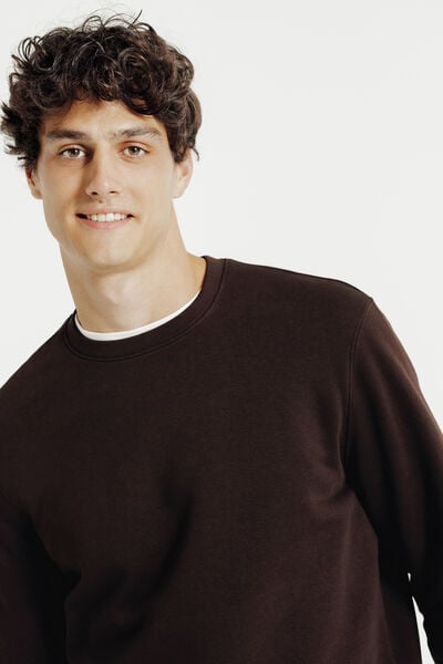 Sweat col rond uni