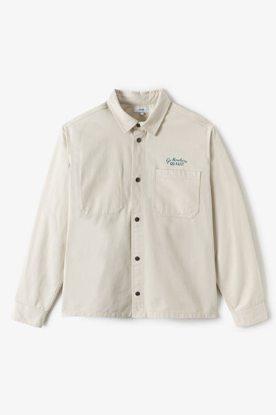 Surchemise en coton imprim&eacute;e