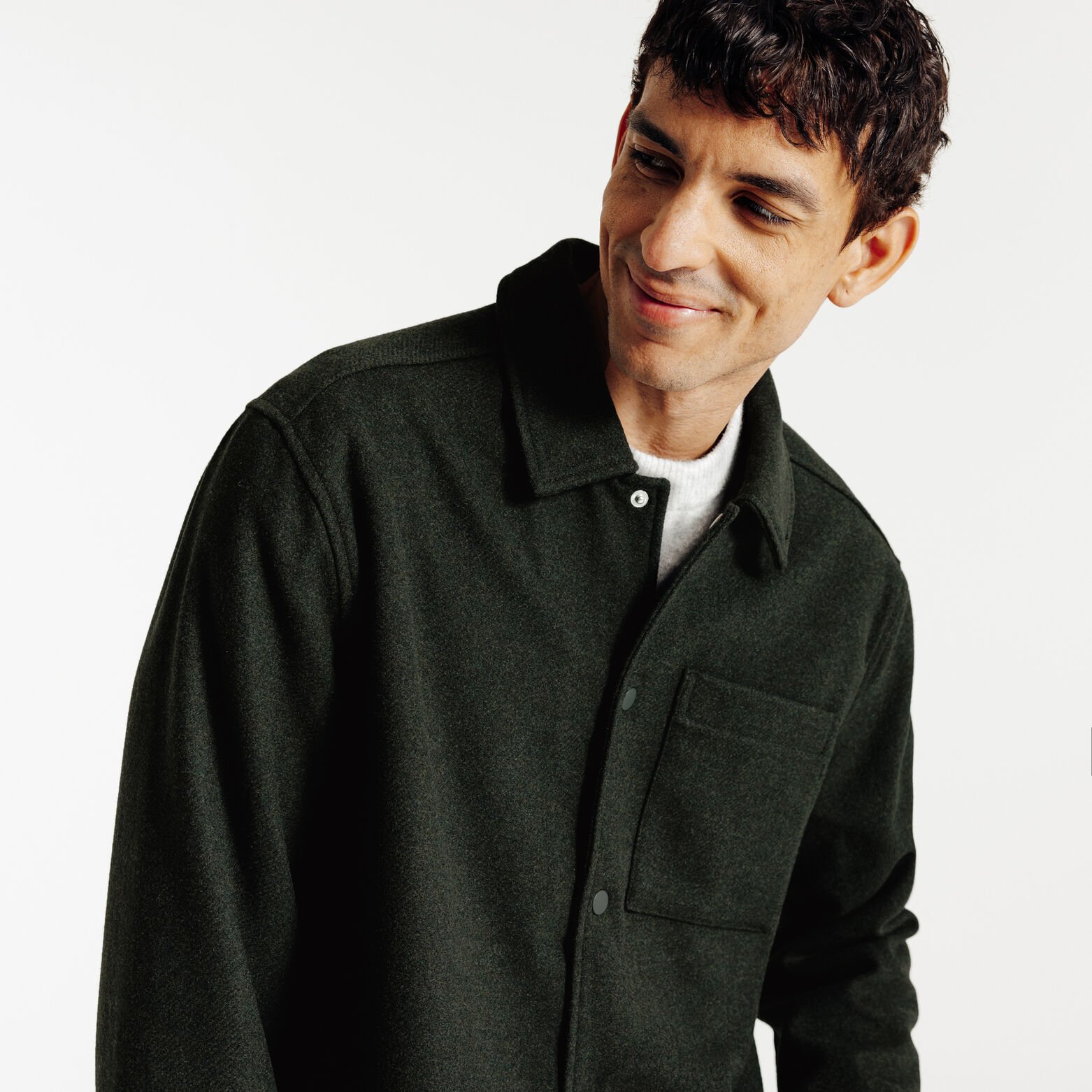 Surchemise avec poche coton