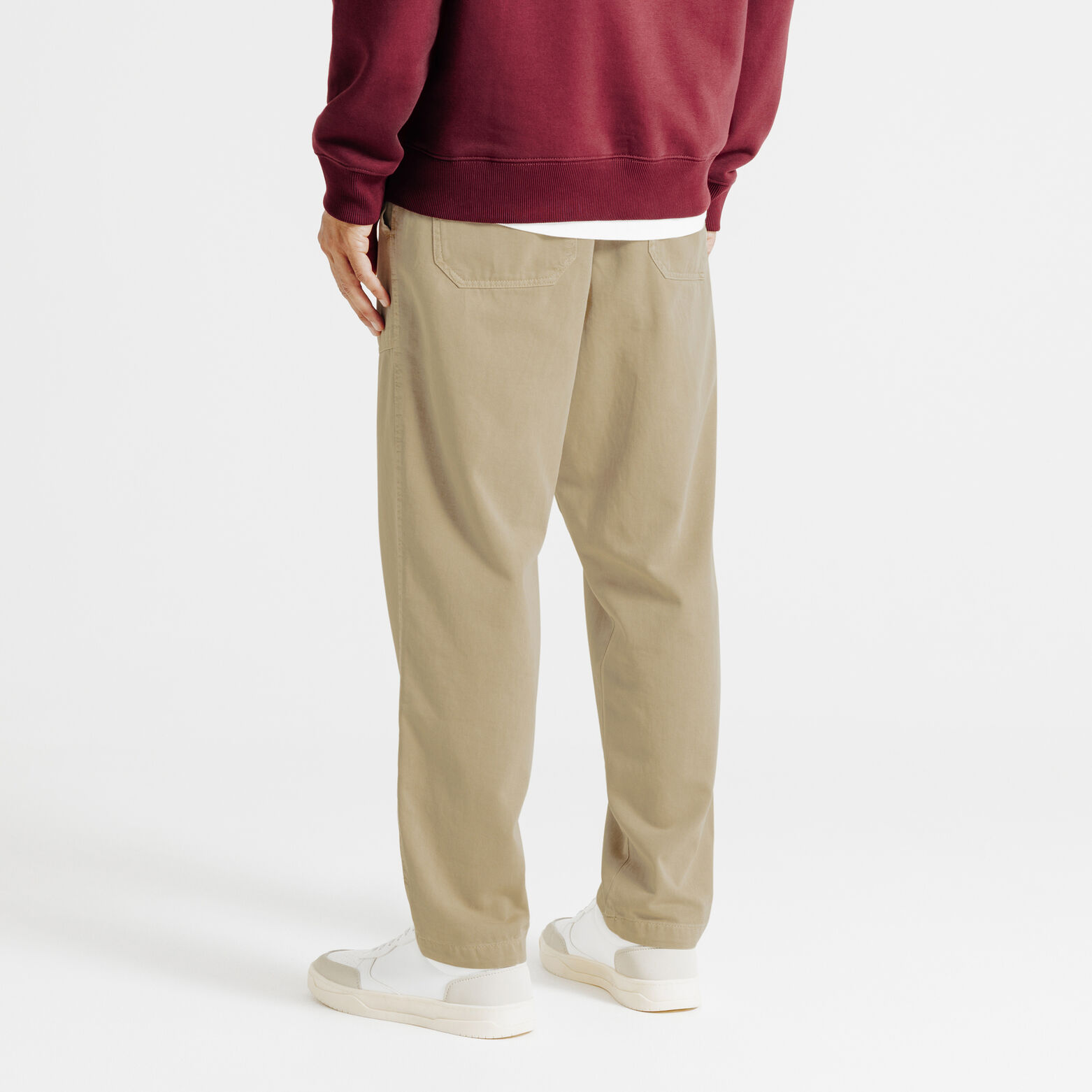 Pantalon jogger taille &eacute;lastiqu&eacute;e