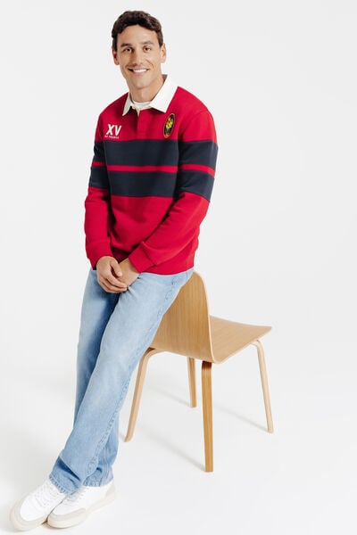 Polo manches longues licence France Rugby