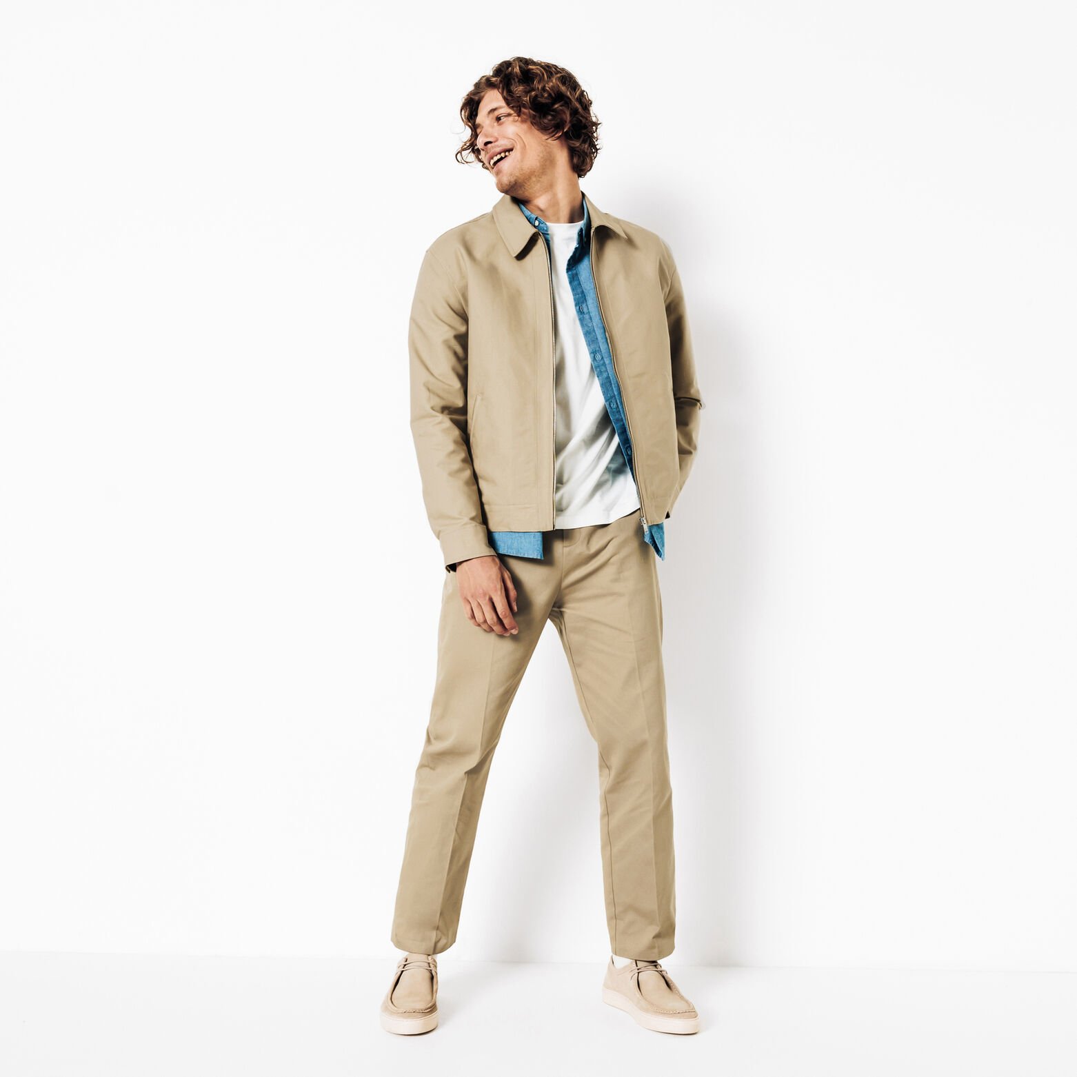 Loose fit chinobroek