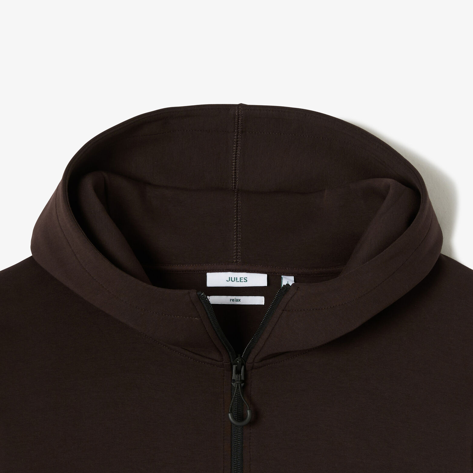 Sweat &agrave; capuche zipp&eacute; cordons