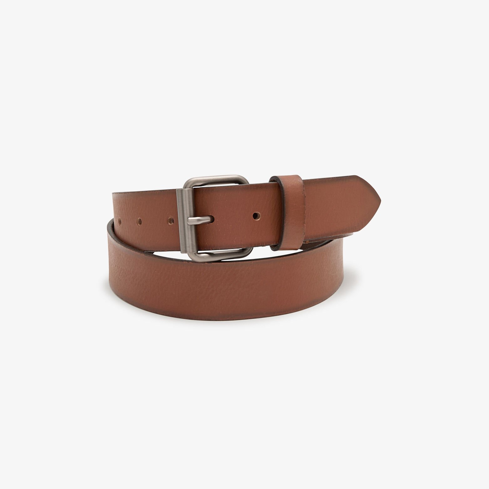 Ceinture large en cuir