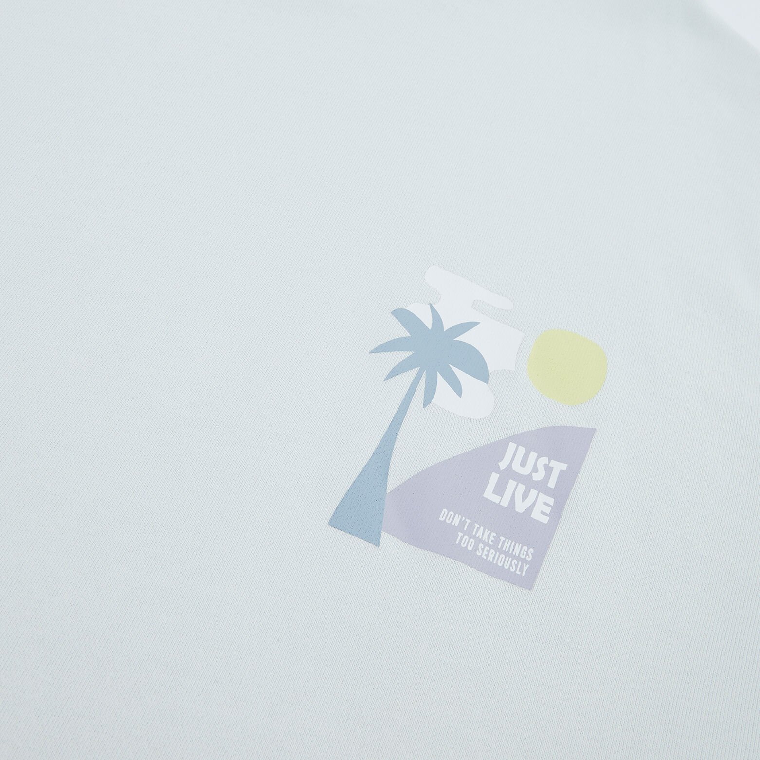 T-shirt met print in molton