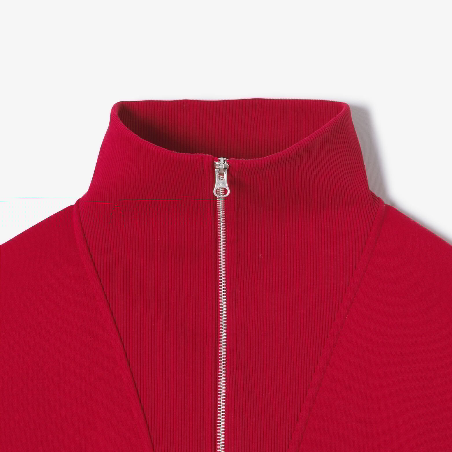 Sweat col camionneur zipp&eacute;