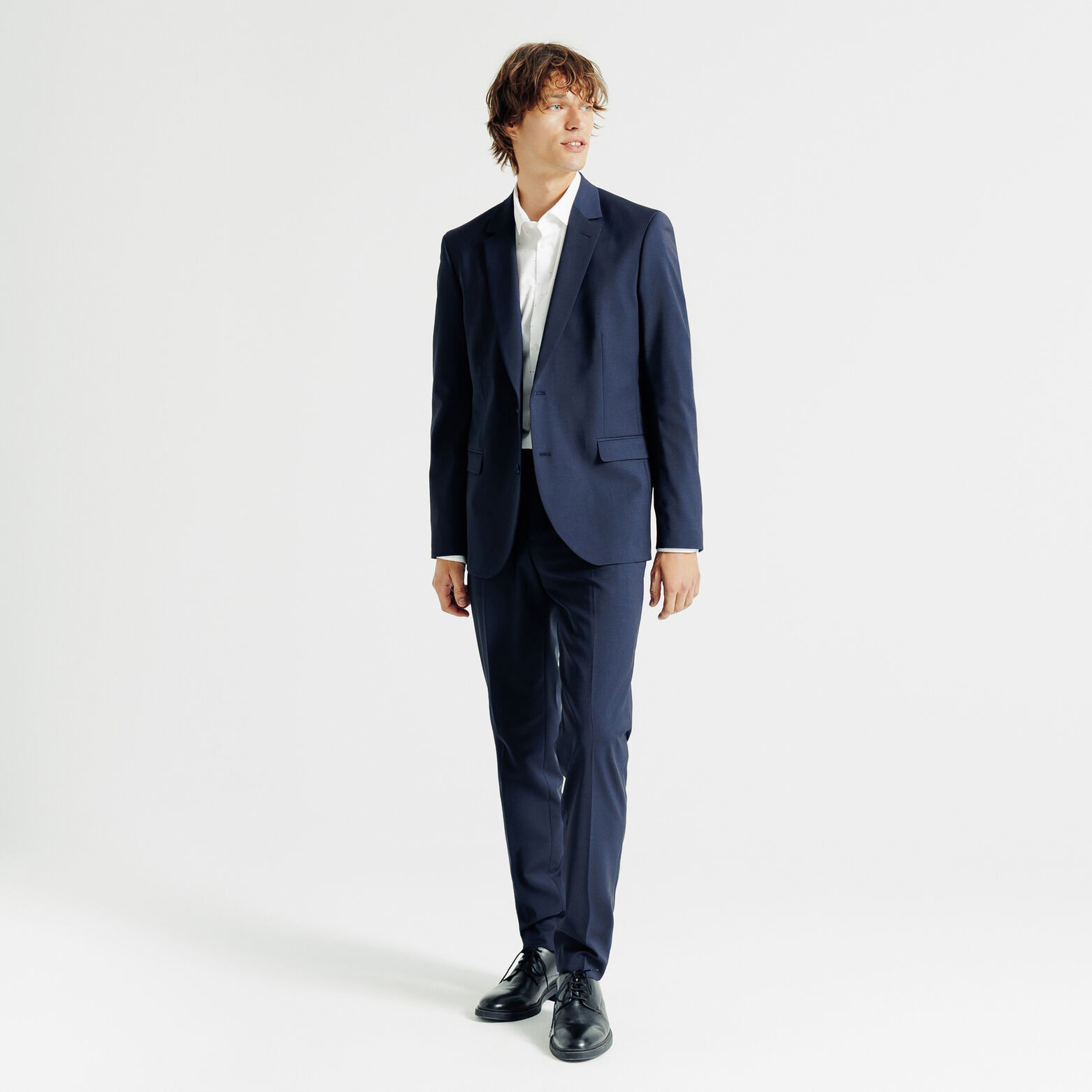 Chemise sans repassage en coton imprim&eacute;e