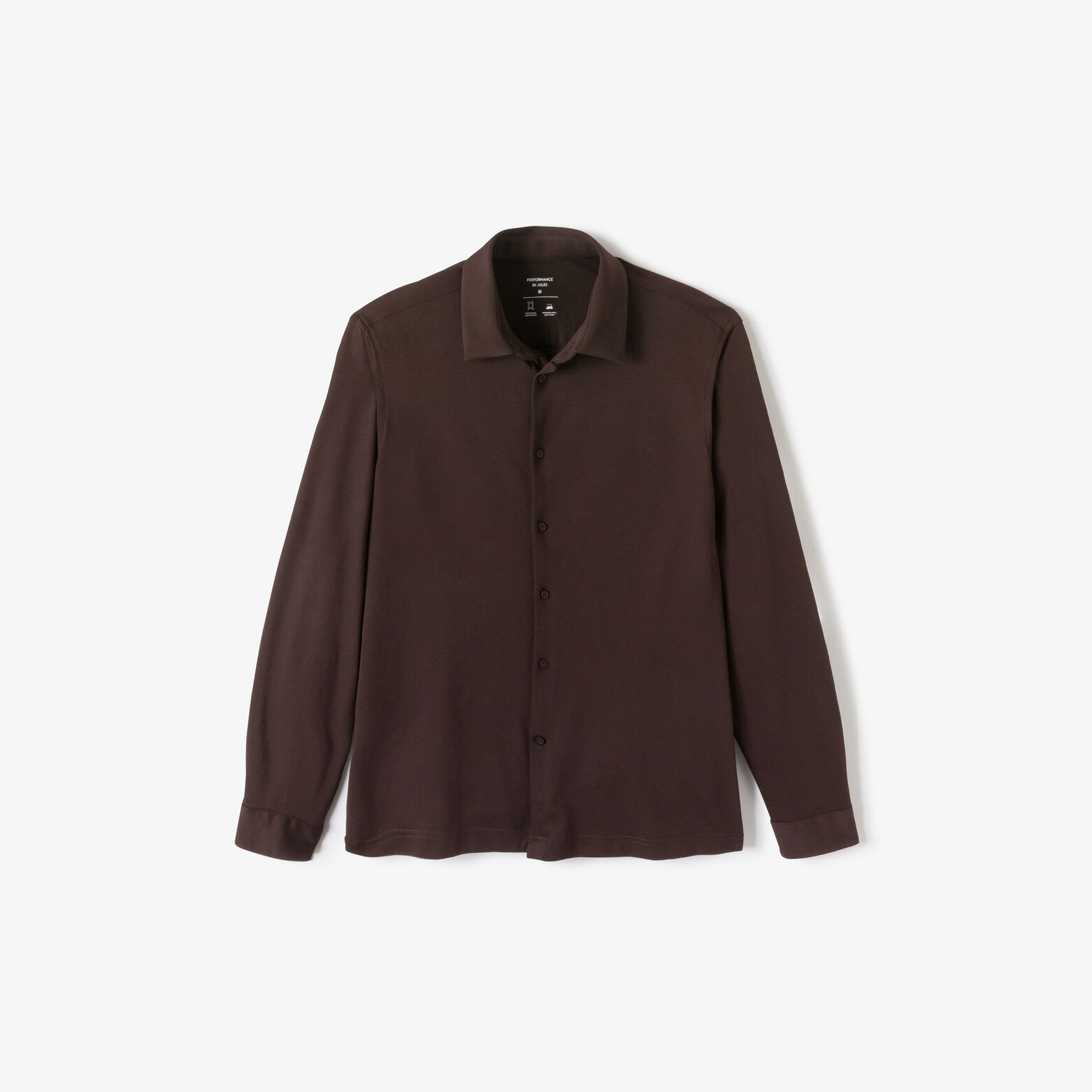 Regular fit hemd in katoenstof