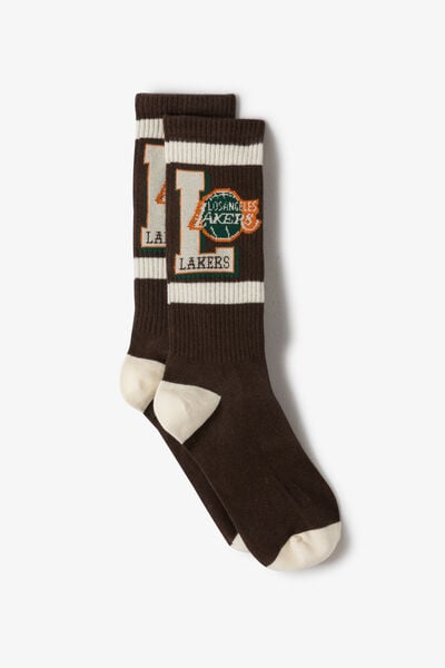 Chaussettes Los Angeles Lakers licence NBA