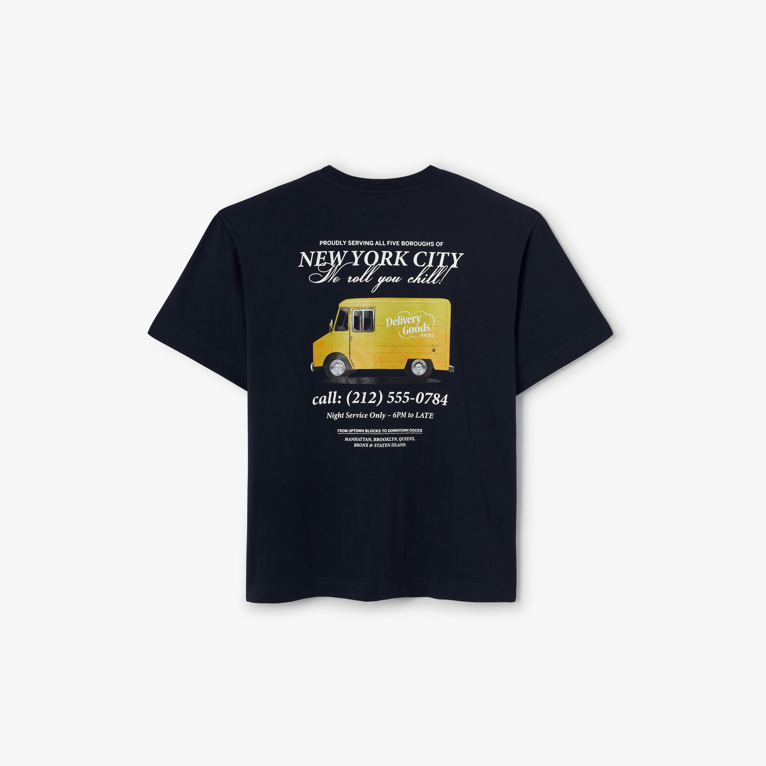 Tee shirt imprim&eacute; devant dos NYC