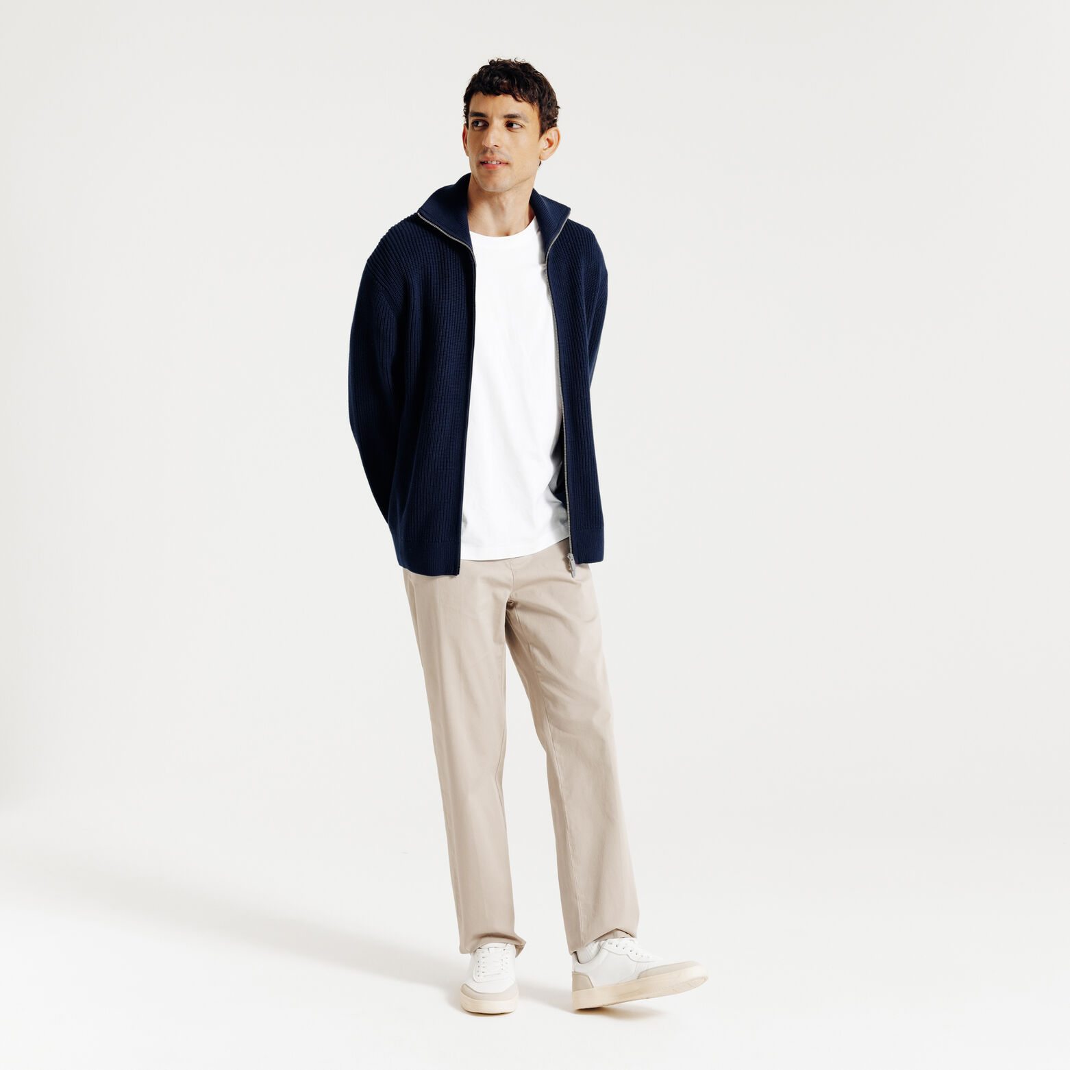 Gilet zipp&eacute; col camionneur