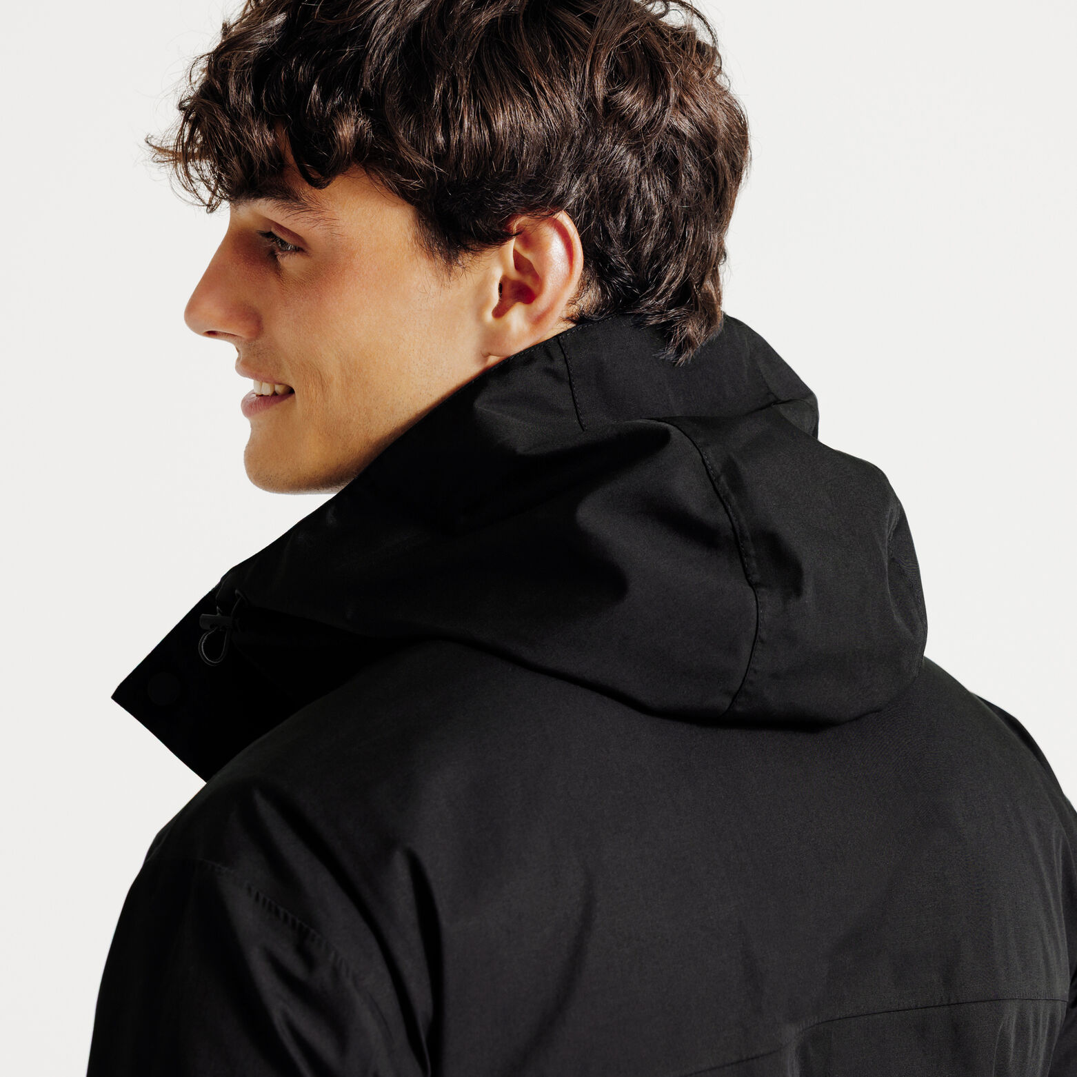 Parka courte waterproof &agrave; capuche