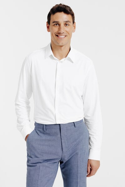 Chemise slim unie