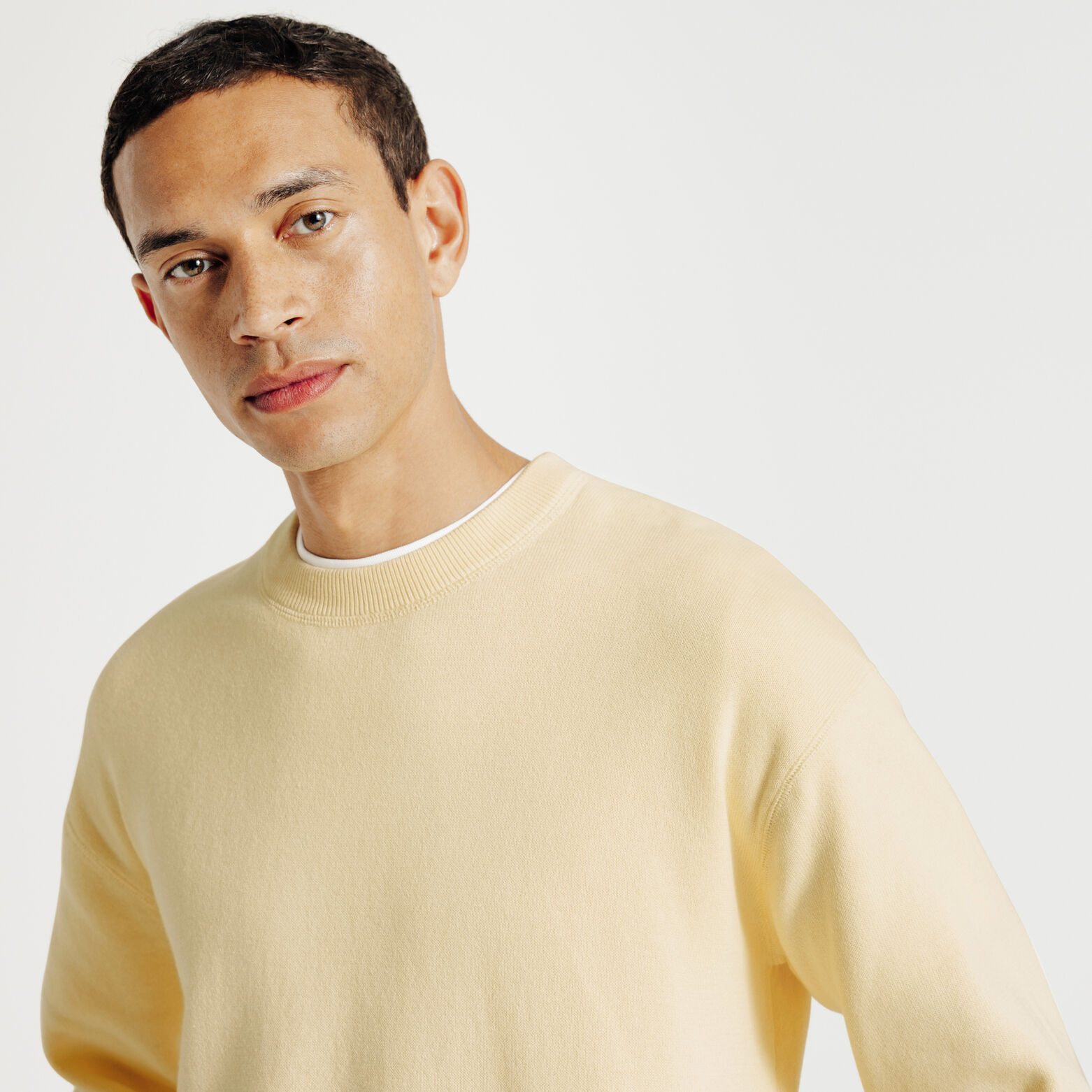 Pull col rond relax tricotage jacquard