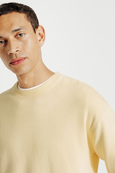Pull col rond relax tricotage jacquard