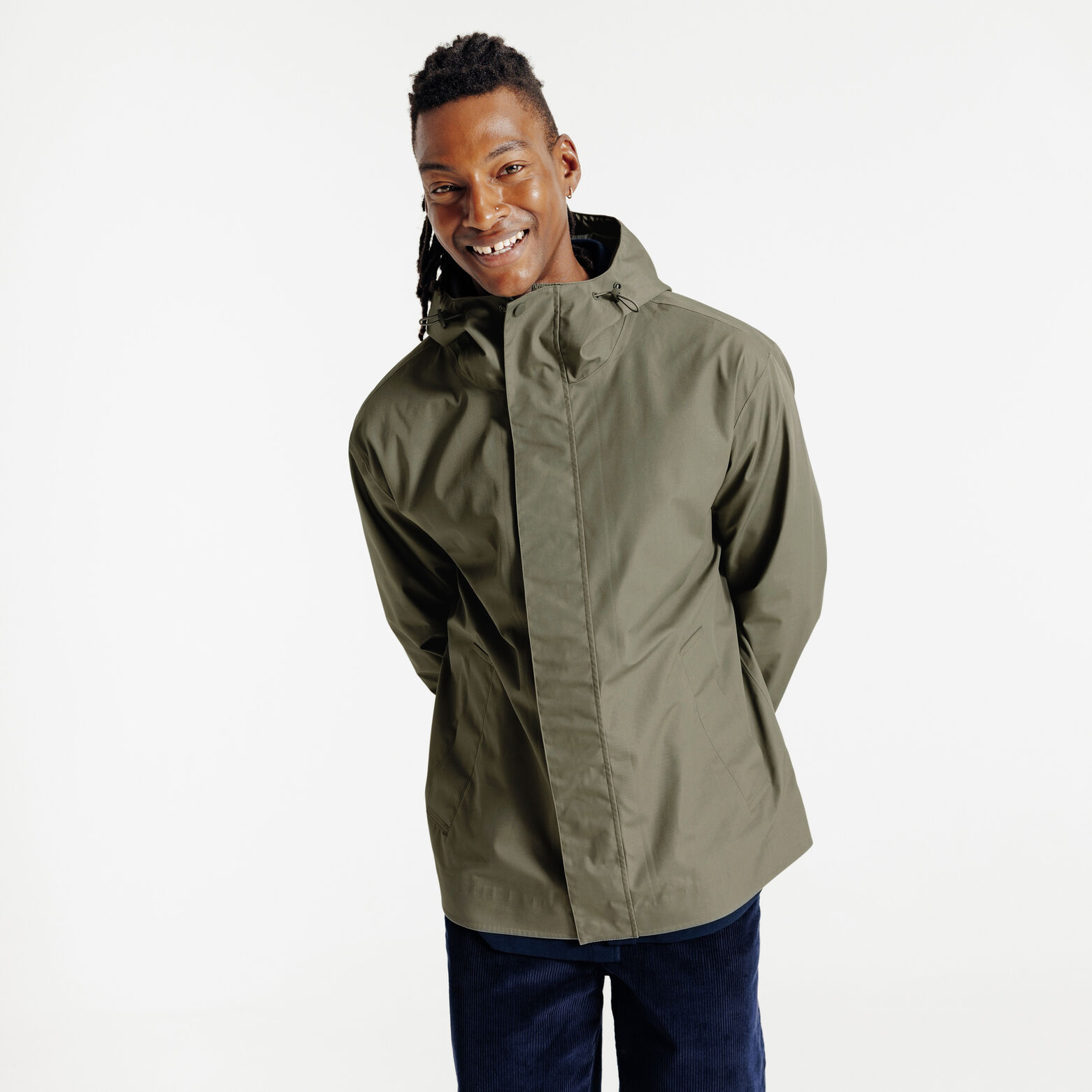 Parka courte waterproof &agrave; capuche