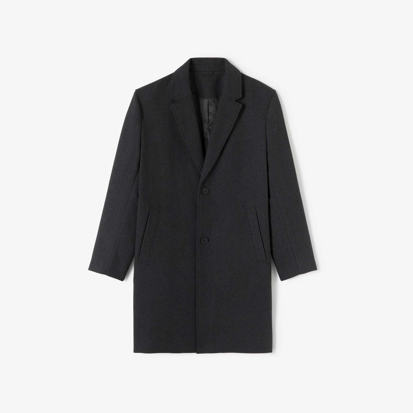 Manteau hiver long col tailleur