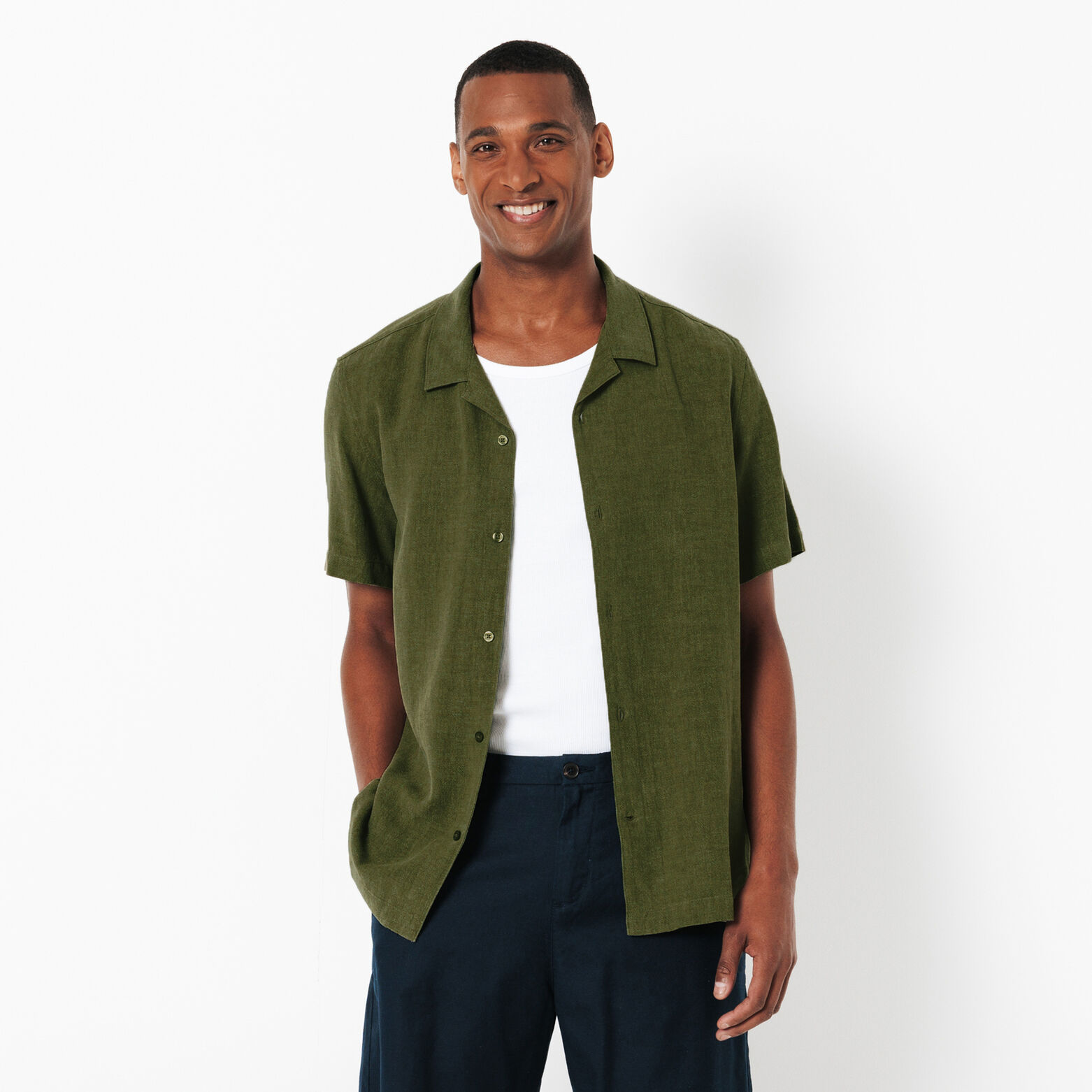 Chemisette en TENCEL&iquest; Lyocell col requin