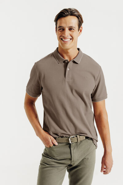 "Le Parfait by Jules" effen polo korte mouwen 