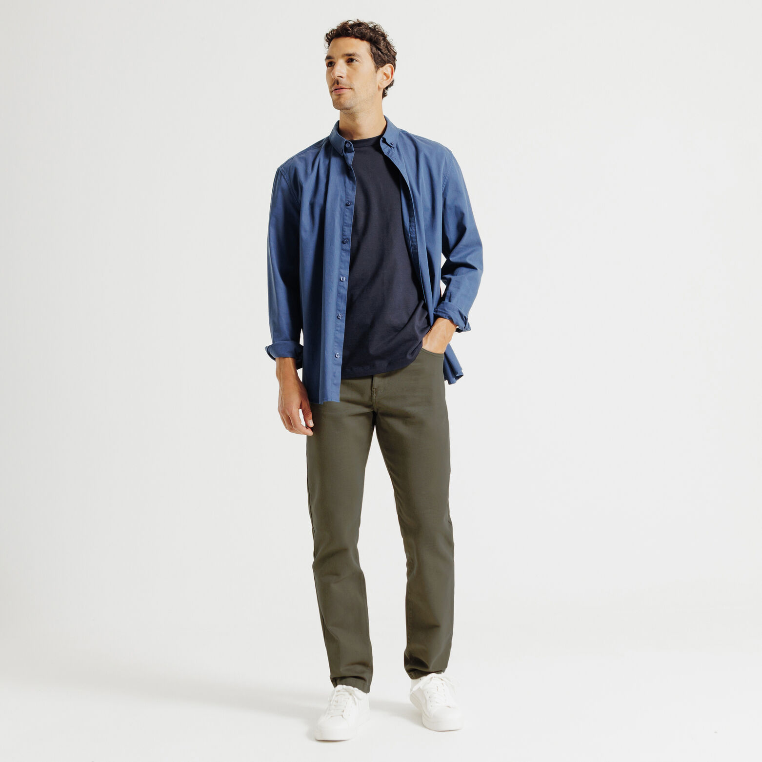 Straight fit broek 5 zakken