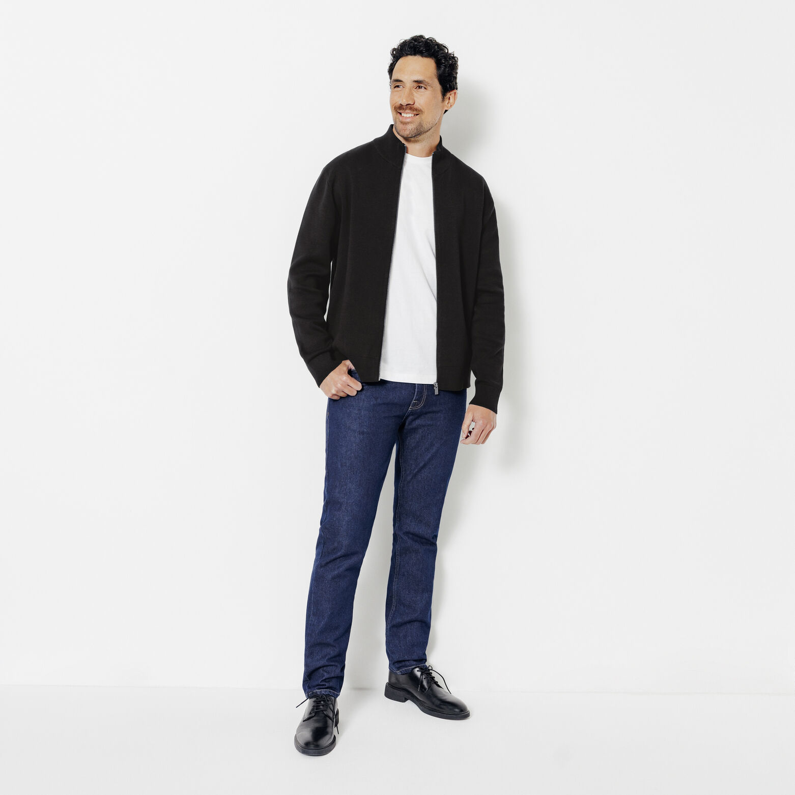 Gilet zipp&eacute; col montant