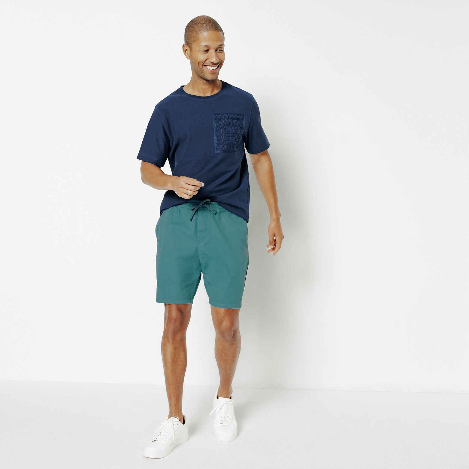 Bermuda taille &eacute;lastiqu&eacute;e