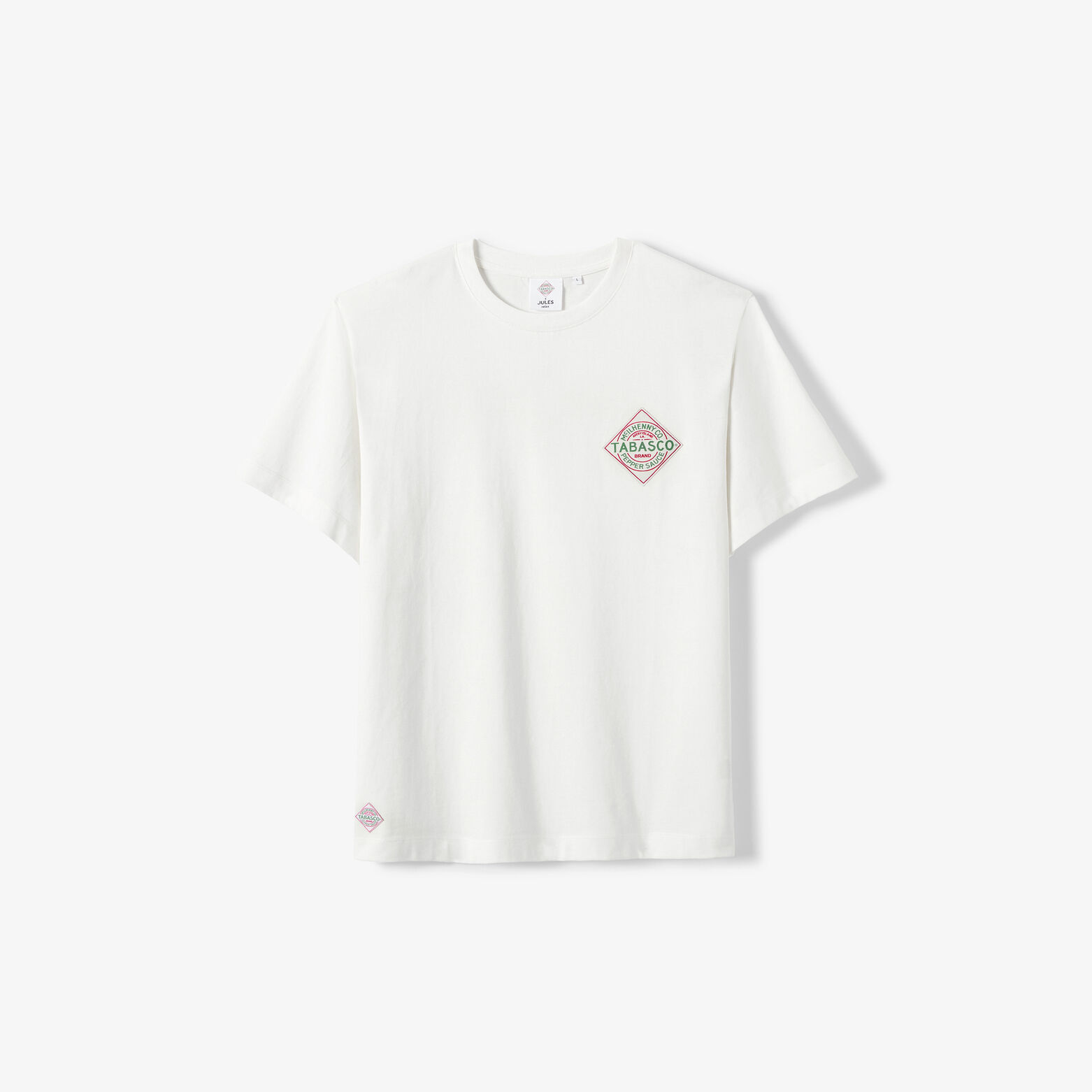 Tee shirt imprim&eacute; poitrine licence Tabasco