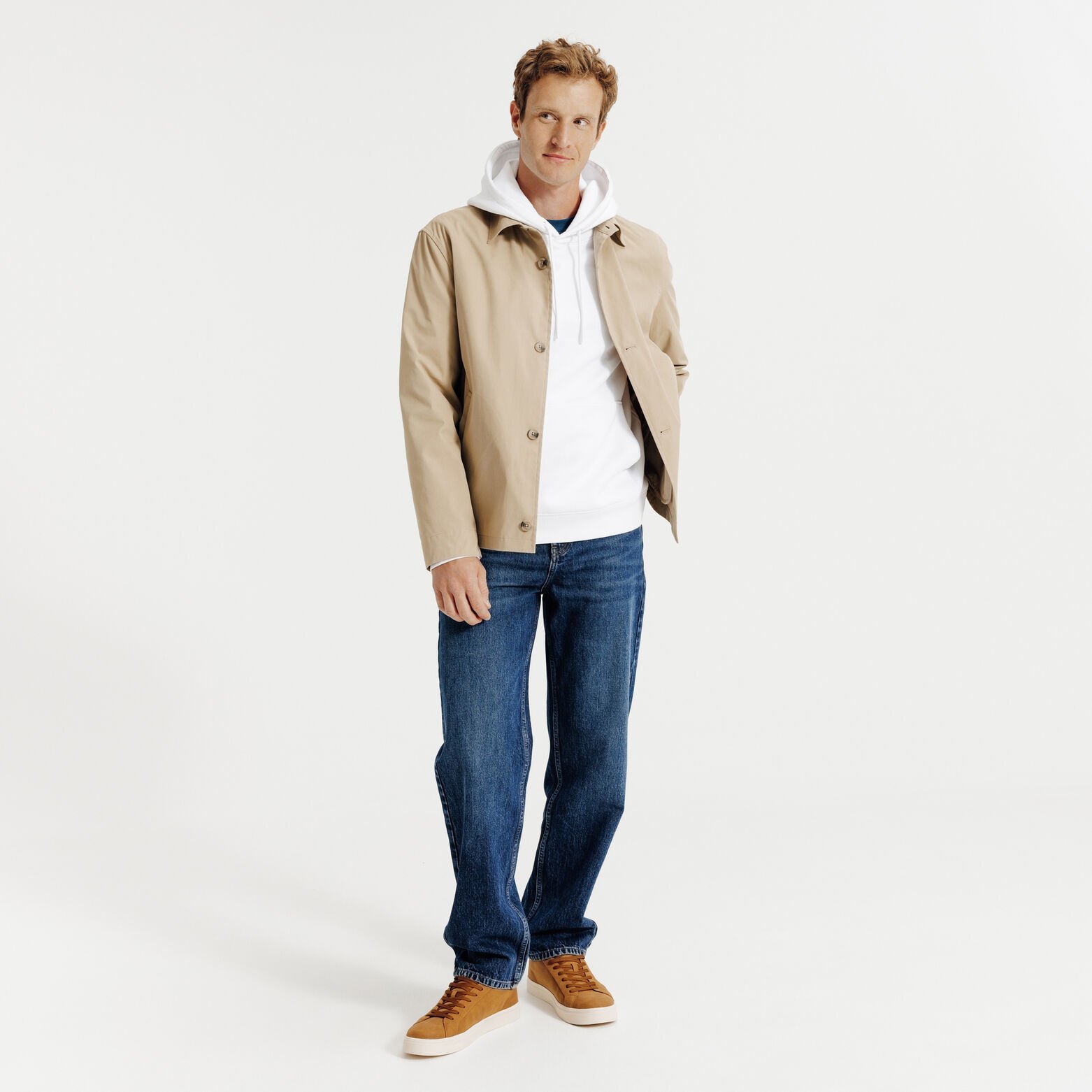 Sweat &agrave; capuche uni