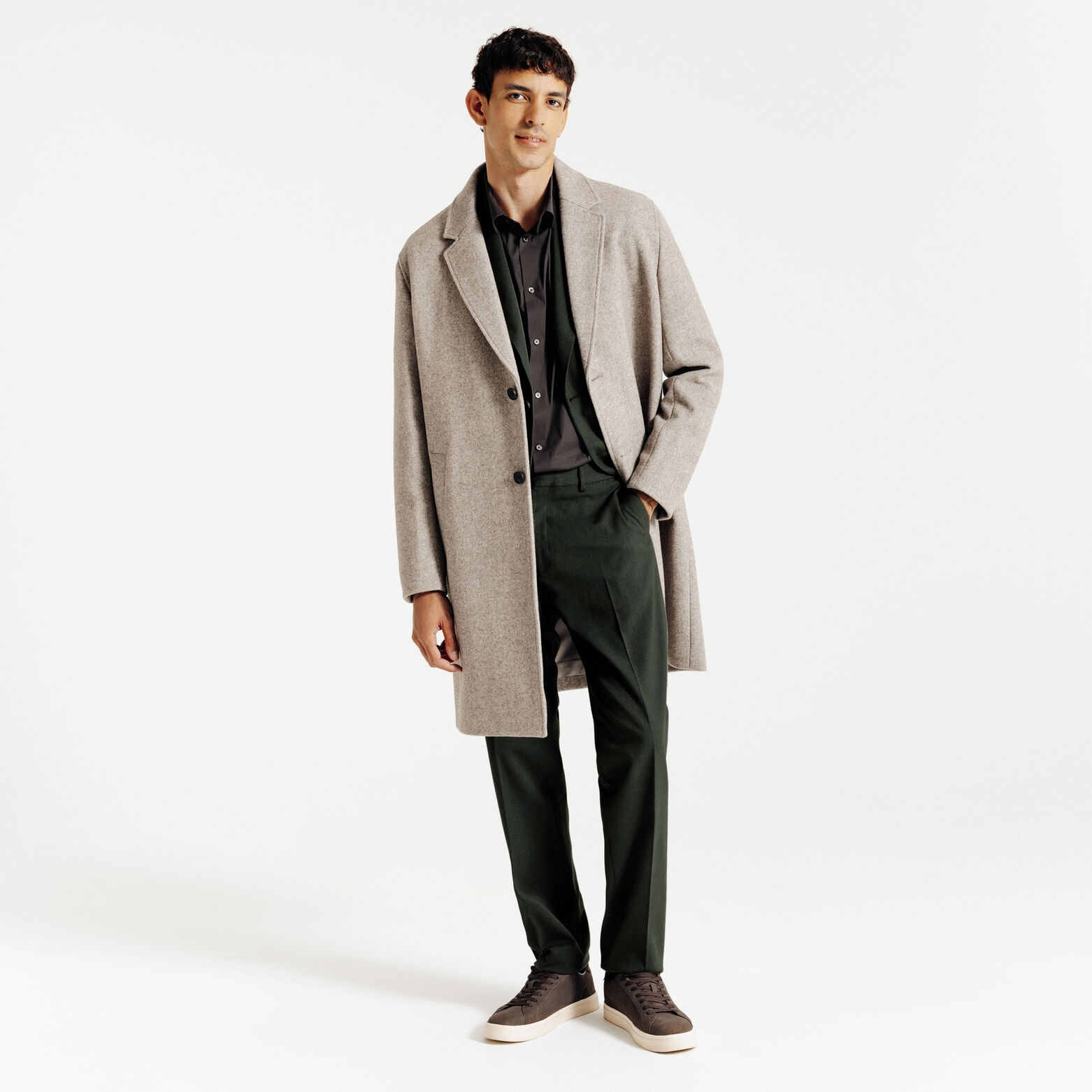 Pantalon de costume flanelle confort