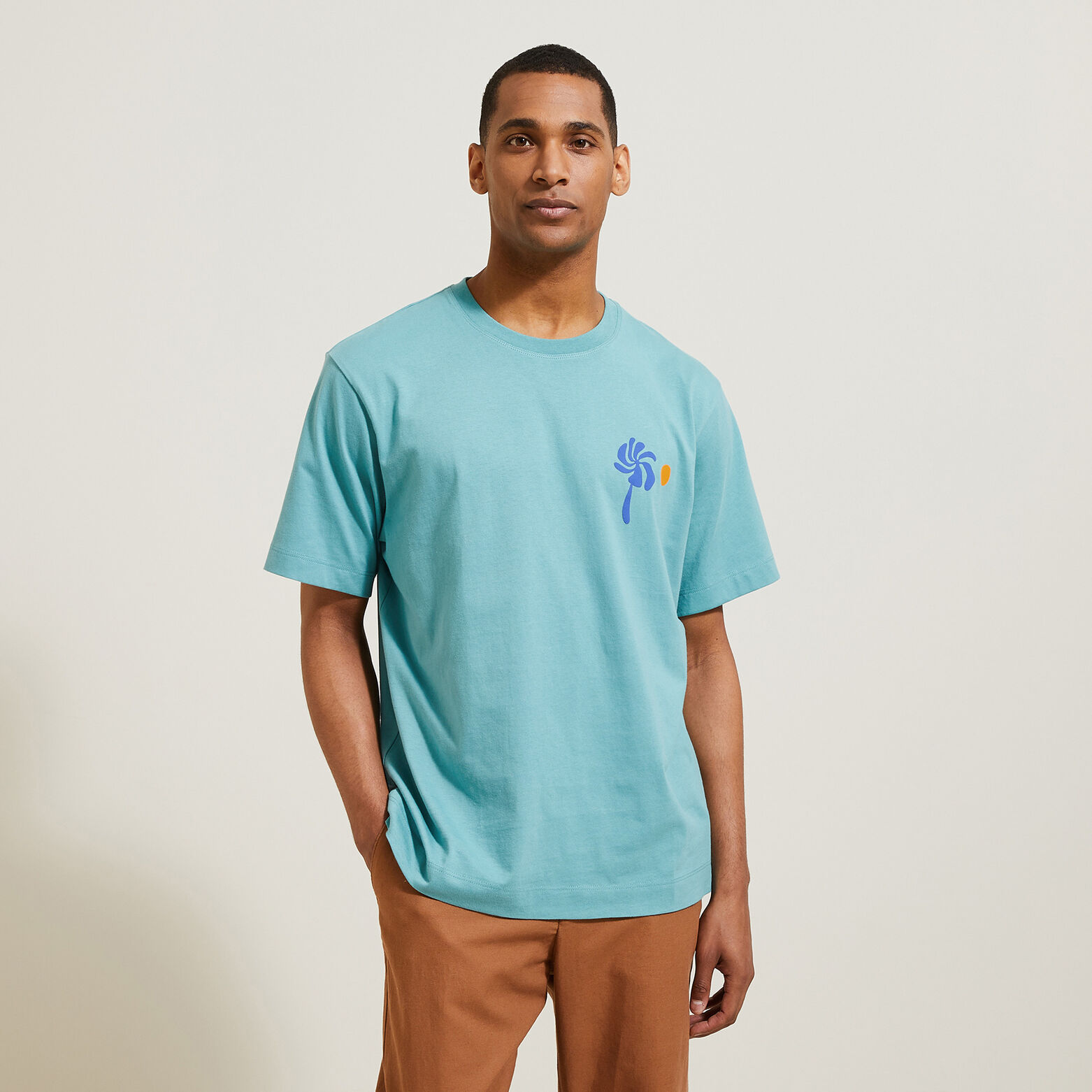 Tee shirt col rond imprim&eacute;