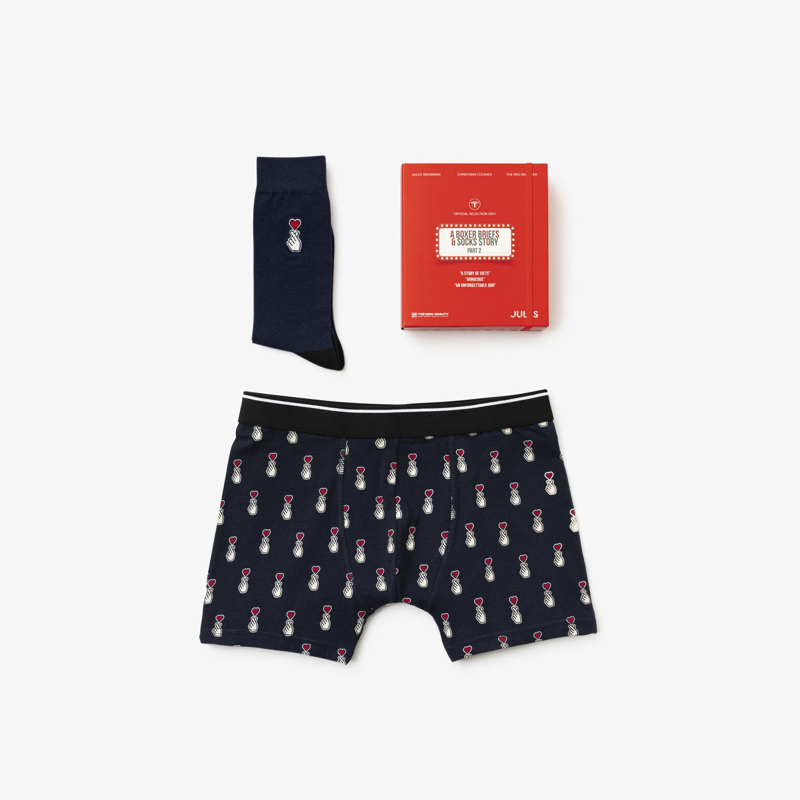 Coffret version anglaise boxer et chaussettes